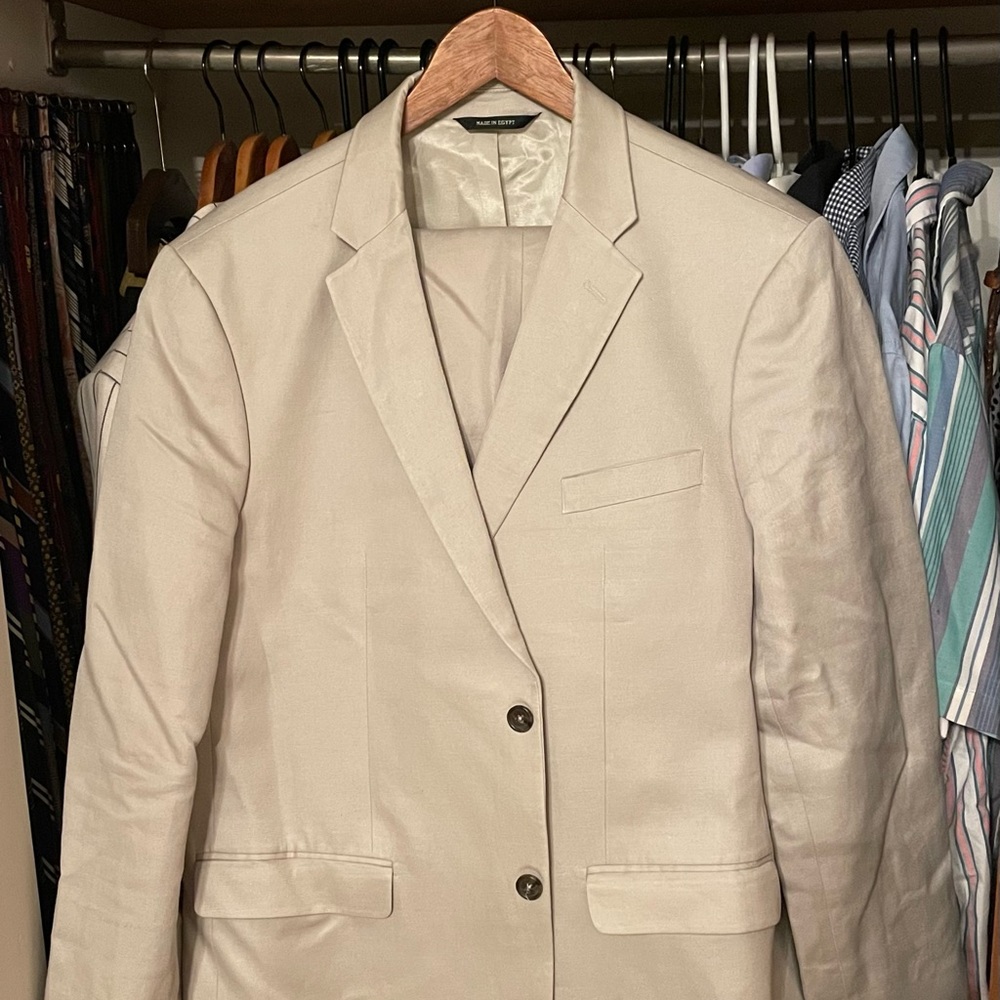 Banana Republic Khaki Suit